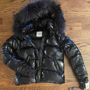 Sam Annabelle Fur Hooded Puffer 